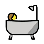 Person Taking Bath SVG Icon